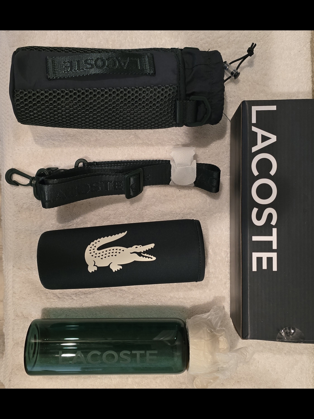 Lacoste Tumbler Bottle with Strap